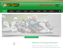 Tablet Screenshot of kartsportmanawatu.org.nz
